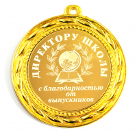 Директору школы - Медаль 