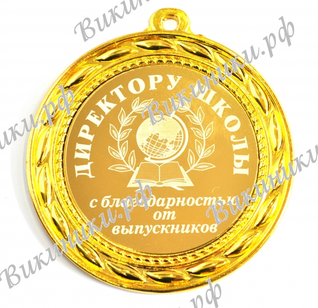 Директору школы - Медаль 