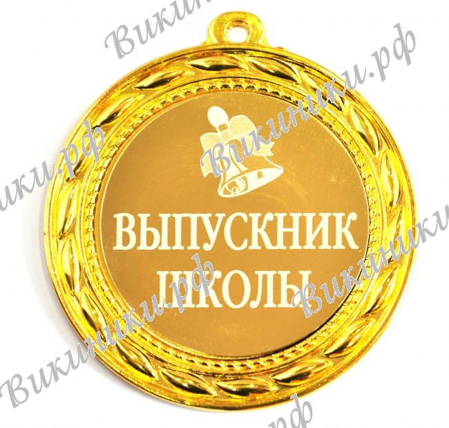 Медали для Выпускников - Медаль выпускник школы (БД)