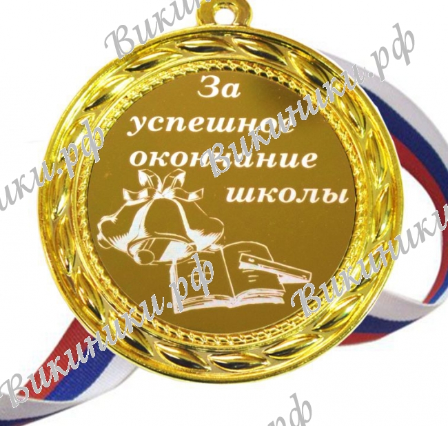 Медали для Выпускников - Медаль За успешное окончание школы (Б - 66)
