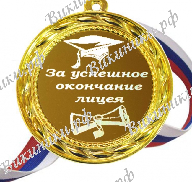 Медали для Выпускников - Медали за успешное окончание лицея (Б - 64)