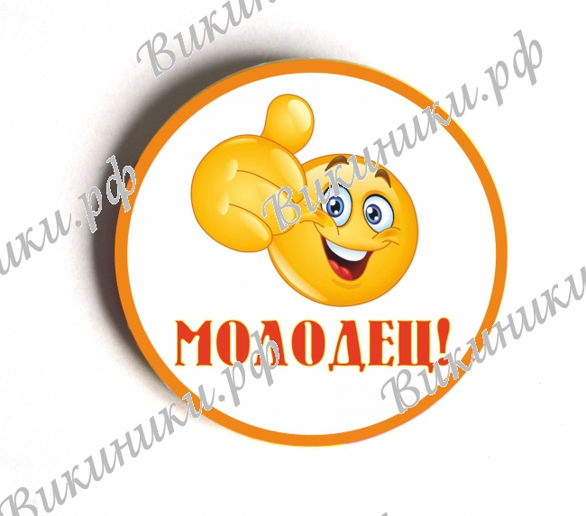 Значки Первоклассникам - Значок - Молодец