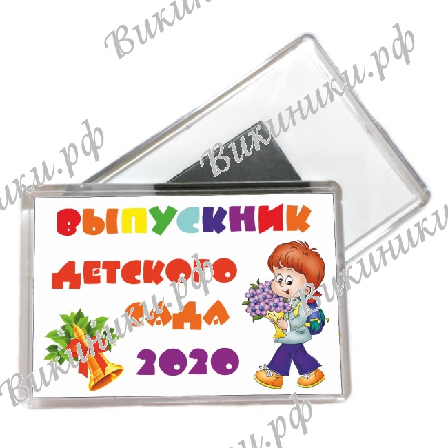 Магниты для выпускников детского сада - Магниты - Выпускник детского сада 2027г (020)