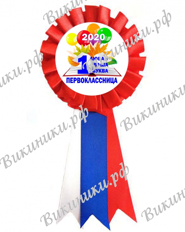 Розетки для Первоклассников - Значок-розетка - Первоклассница 2026 -  1... класс (117)