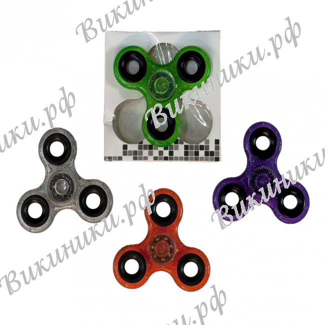 Колокольчики на первый звонок - Спиннеры с блестками - ассорти