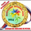 Медали для Выпускников детского сада - Цветные - Медаль Выпускник детского сада 2024 - цветная (83)